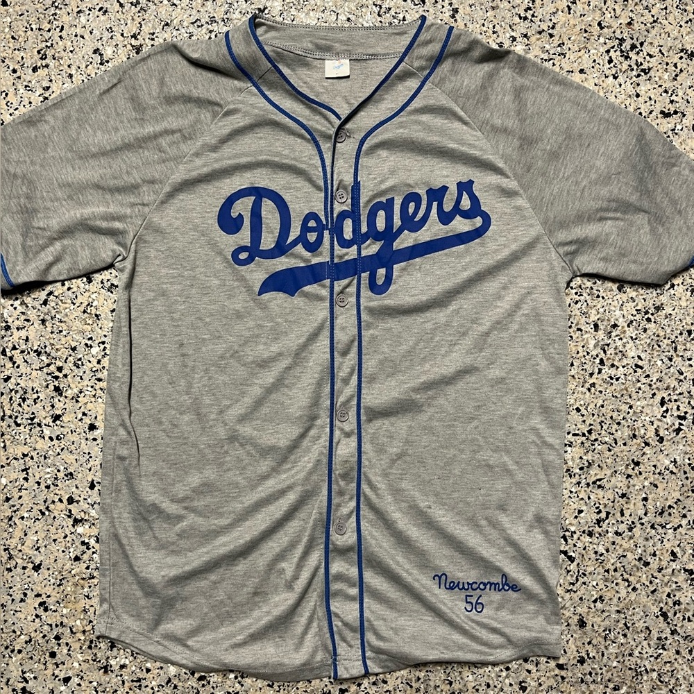 Los Angeles Dodgers Don Newcombe promotional jersey by Time Warner cable size XL